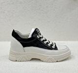 GUJA 24Y314 GİZLİ TOPUK DERİ KADIN SNEAKER AYAKKABI