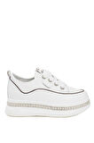 GUJA 24K308-1 TAŞ SARGILI KALIN TABAN KADIN SNEAKER AYAKKABI