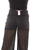 SENSE Bacakları Komple Dantel Pantolon | Pnt31423 Siyah