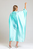 Şifon Plaj Kimono | ELB33597 Mint Saten