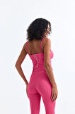 Gloplu Ottman Büstiyer | Bust35268 Pembe