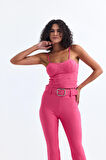Gloplu Ottman Büstiyer | Bust35268 Pembe