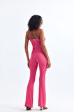 Kemer Detaylı Ottoman Pantolon | Pnt34753 Pembe