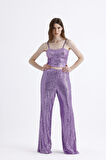 Beli Lastikli  Payet Abiye Pantolon | Pnt35233 Lıla