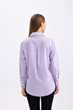 Rahat Kalıp Uzun kol Kadın Çizgili Gömlek | Gml35705 Lıla