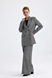 Astarlı Desenli Takım Elbise Ceket Ve Pantolon | CKT36036 Kaz Ayağı Desenli