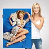 Gil Elvgren Pin-up Aşk Mektubu Duvar Tablosu-6449