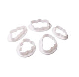 Şeker Hamuru Kalıbı Bulutlar Plastik Kesici 5 Li