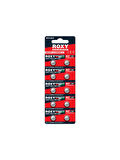 Ag7 LR57/LR927/195/395 44 Mah Alkalin Düğme Pil 10 Lu Paket