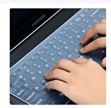 Klavye Koruyucu Silikon 15,6 Inc Laptop Notebook Dizüstü Pc Bilgisayar Hd3217-hdx8251 Şeffaf 1 Adet