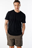 Erkek T-shirt %100 Pamuk Regular Fit Standart Kesim Bisiklet Yaka Basic Tişört BASIC-T-SHIRT1