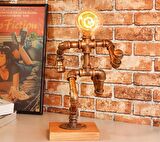 Hediyelik Kitap Okuma lambası, el yapımı ROBOT masa lambası