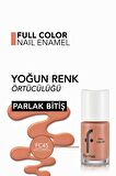 Flormar Yoğun Pigmentli Parlak Oje- Full Color Nail Enamel- Fc45 Peach Sparkler -8690604379989