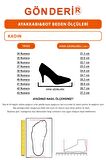 BORDO ANTİK Gön Hakiki Deri Yuvarlak Burun Dolgu Taban Bağcıklı Kadın Sneaker 24186