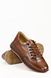 TABA ANTİK Gön Hakiki Deri Yuvarlak Burun Bağcıklı Günlük Erkek Sneaker 01934