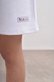 Kadın Oversize Uzun Kol Sweatshirt Şortlu Takım