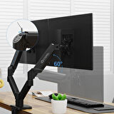Çift Kollu 13-32'' Monitör Standı Gaming Monitör Tutucu Hareketli Ofis Monitör Tutucu