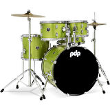 PDP Drums centerstage 20 Inch 5-Parça Akustik Davul Seti (Electric Green)