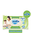 Molfix İzotonik Sulu Islak Mendil Ferah 60lı x 24 adet (1440 Yaprak)
