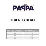 Paqpa Pera Kız Bebek Lame Deri İlk Adım Ayakkabısı