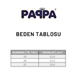 Paqpa Pera Kız Bebek Pembe Deri İlk Adım Ayakkabısı