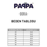 Paqpa Doria Kız Soft Tabanlı Siyah Rugan Babet