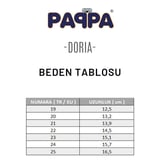 Paqpa Doria Kız Soft Tabanlı Pudra Rugan Babet