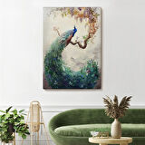 Daldaki Tavuz Kuşu Dekoratif Duvar Tablosu-6494