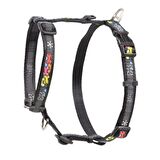 Rogz Fancy Dress Tuig M Multi Bone Black Göğüs Tasması