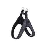 Rogz Utility Fast Fit Tuig Dolgulu Köpek Göğüs Tasması Siyah Xsmall 1.2x36 Cm
