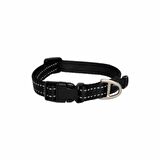 Rogz Utility Halsband Dokuma Köpek Boyun Tasması Siyah Xsmall 1.1x16-22 Cm