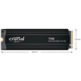 Crucial T705 2TB 14500MB/s-12700MB/s PCIe Gen5 NVMe M.2 SSD Soğutuculu CT2000T705SSD5