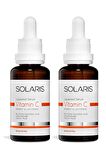 Solaris Leke Karşıtı C Vitamini Cilt Serumu 30 ml x 2 Adet (3% Ethyl Ascorbic Acid ve Niacinamide)
