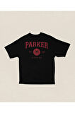 Parker 2001 Queens Yazılı Unisex Oversize Örümcek Adam Tişört
