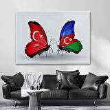 Azerbaycan Türkiye Dekoratif Kanvas Tablo-6501