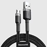 BASEUS CAFULE MİCRO USB 1METRE 2.4A HIZLI ŞARJ HALAT USB KABLO