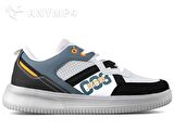 BOULDER 5334 Numara 40 Sneaker Erkek Spor Ayakkabı BEYAZ_İNDİGO