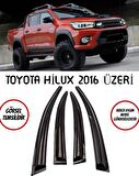 Balp Toyota Hilux Cam Rüzgarlığı 4lü 2016 ve Üzeri
