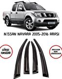 Balp Nissan Navara 2005-2016 Cam Rüzgarlığı 4lü