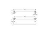 VitrA Minimax  A44776 Etajer, Krom