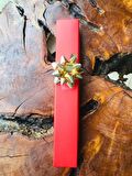 Berg -  5'li Metal Chopstick 5'li Hediye Kutusu ile Kore Yemek Çubuğu Paslanmaz Metal Chopstick