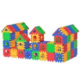 Eğitici ve Eğlenceli Oyuncak Puzzle City 128 Parça Yapboz - Oyuncak Waffle Puzzle