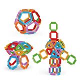 Eğitici Oyuncak Geometrik Puzzle Bloklar 96 Parça - Oyuncak Geometrik Yapboz Yapı Seti