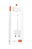 Lightning To 3.5 mm Kulaklık Çevirici Ve Lightning Iphone Şarj Dönüştürücü