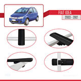 Fiat Idea 2003-2012 Arası ile Uyumlu BASIC Model Ara Atkı Tavan Barı Siyah 2 Adet