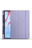 Honor X8 Pro 11.5' Kılıf Zore Tri Folding Kalem Bölmeli Standlı Kılıf