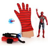 Örümcek Adam VANTUZ Atıcı Eldiven Spiderman Oyuncak Yapışan Ağ Fırlat