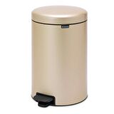 Brabantia Çöp Kutusu 20 litre Newicon Pedallı Şampanya Rengi