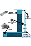 WATERSHUT 1000MM DUVAR SU ÇEŞMESİ BAHÇE TİPİ DUVAR ŞELALESİ FISKİYE