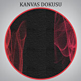 Türkiye Azerbaycan Bayrak Desenli Dekoratif Kanvas Tablo-6518